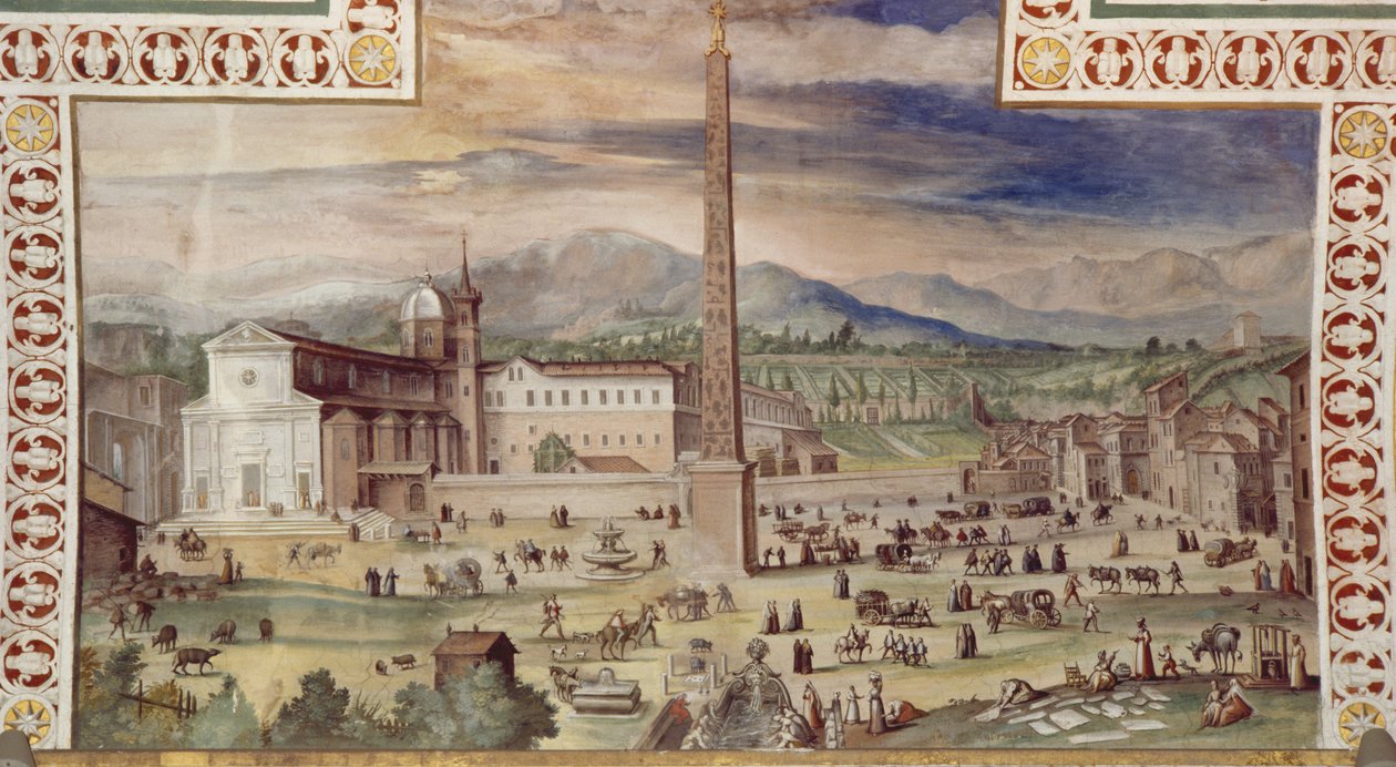 Piazza del Popolo, Rom von Italian School