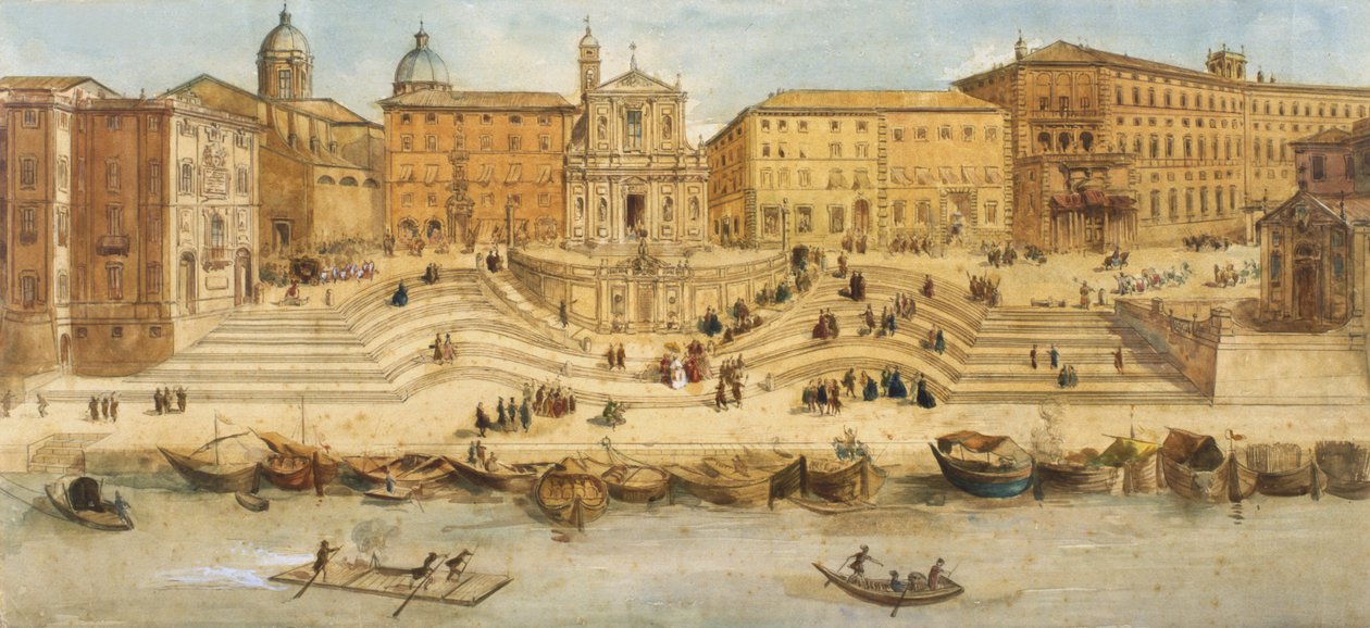 Porto di Ripetta von Italian School