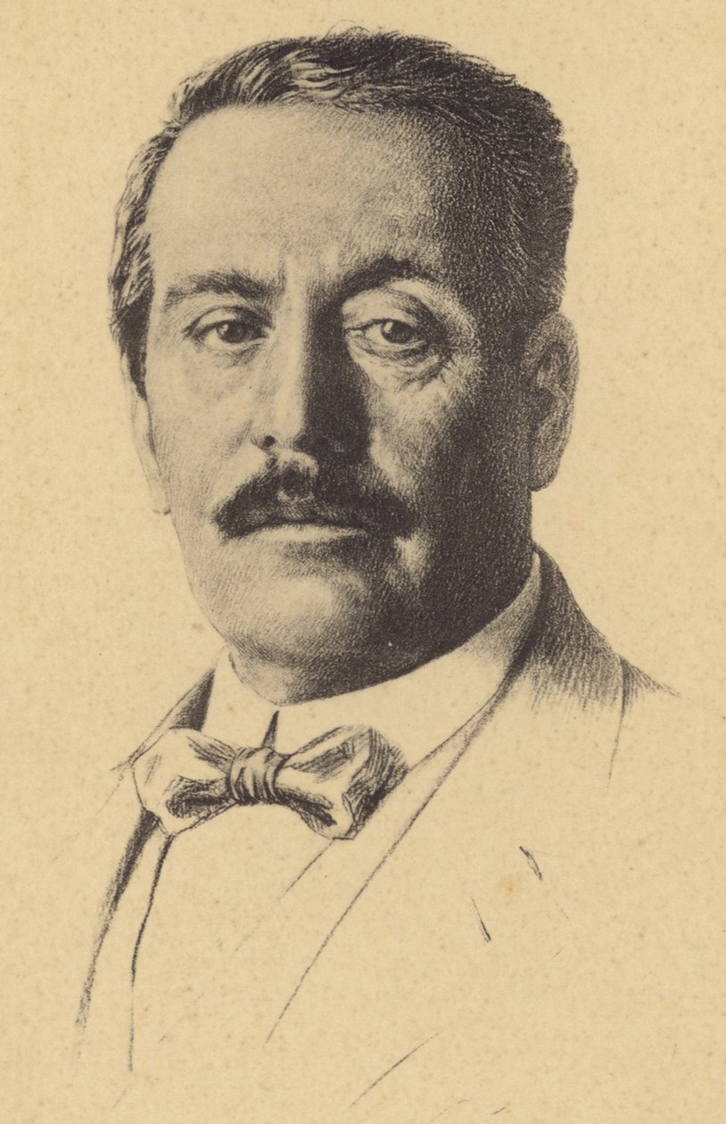 Porträt von Giacomo Puccini von Italian School
