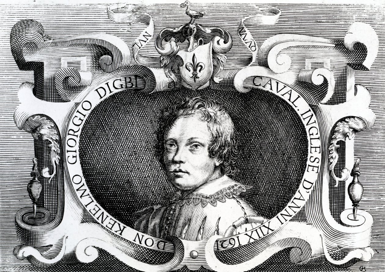 Porträt von Sir Kenelm Digby, 1621 von Italian School