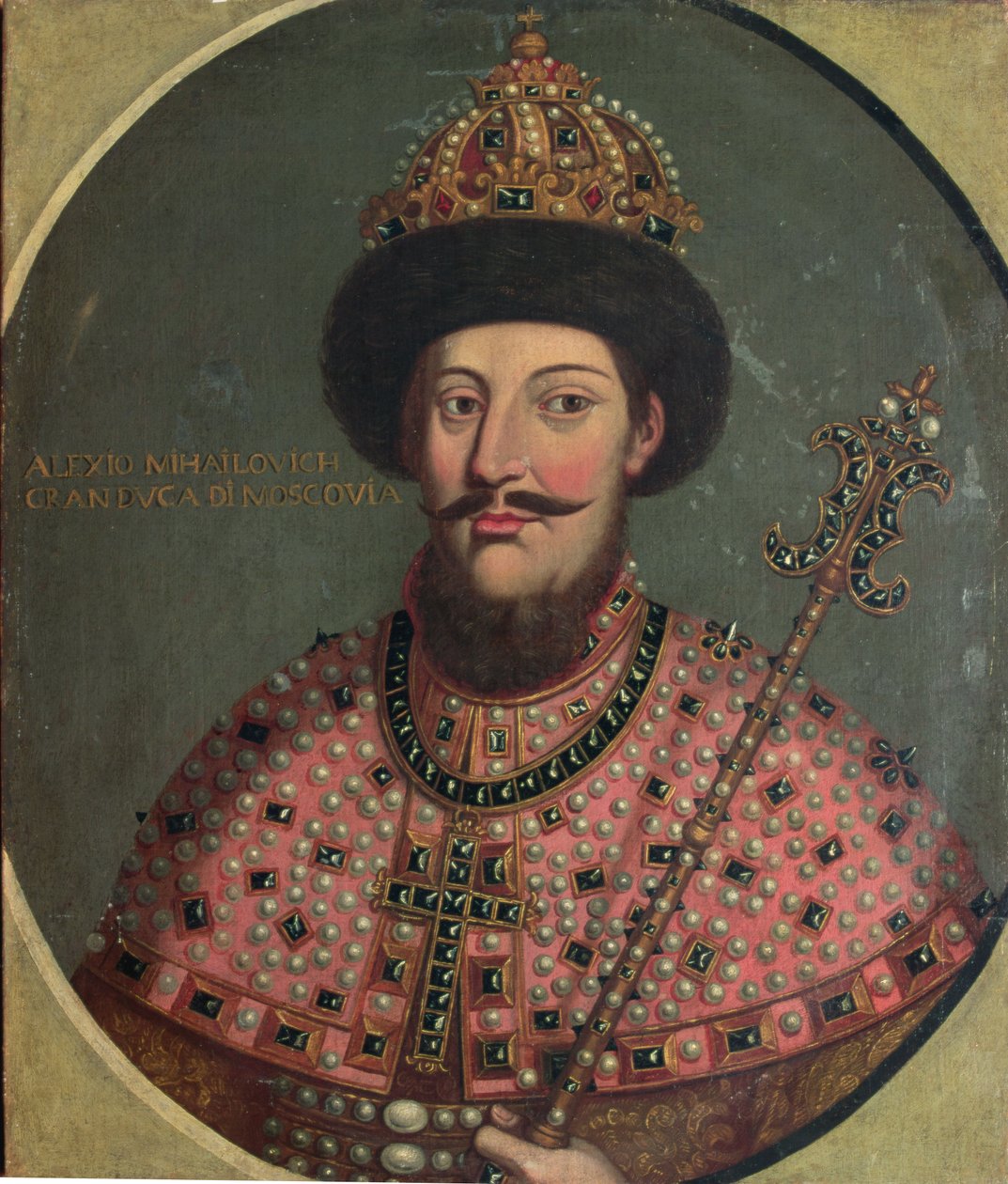 Porträt von Zar Alexei Michailowitsch (1629-76) von Italian School
