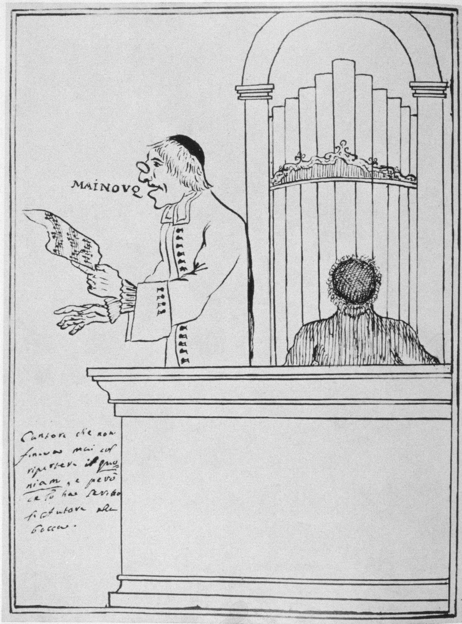 Sänger und Organist von Italian School