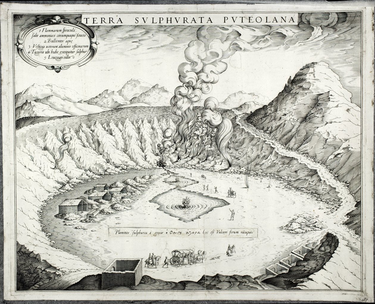 Solfatara-Vulkan, Pozzuoli, Neapel von Italian School
