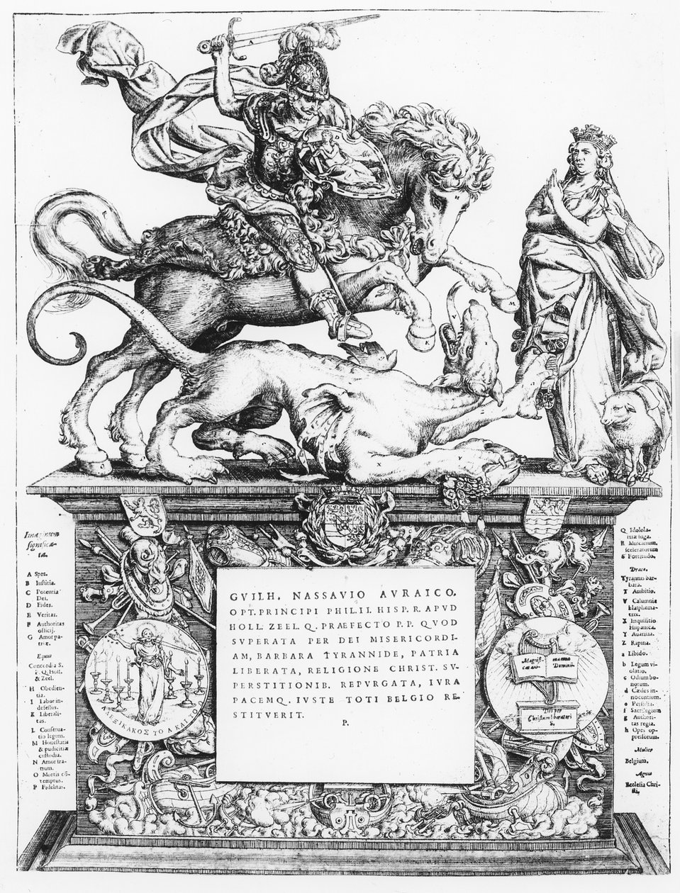 St. Georg und der Drache von Italian School