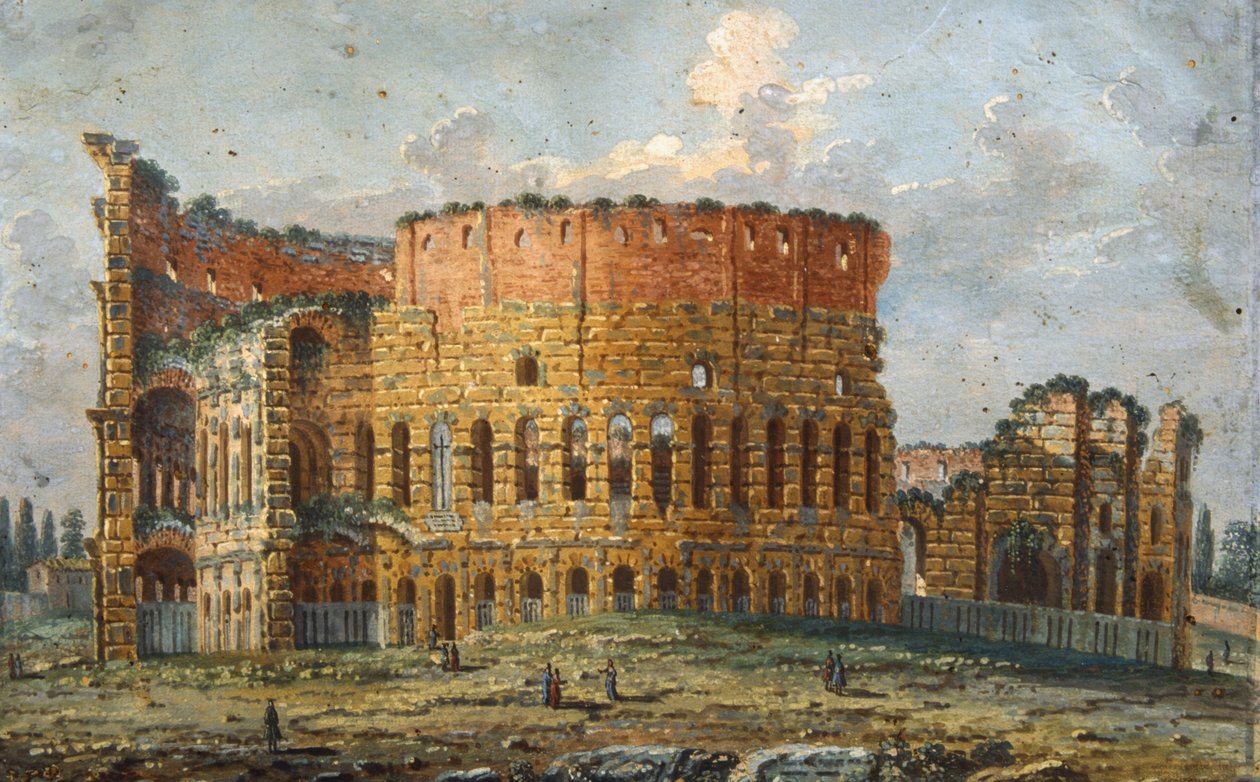 Das Kolosseum von Italian School