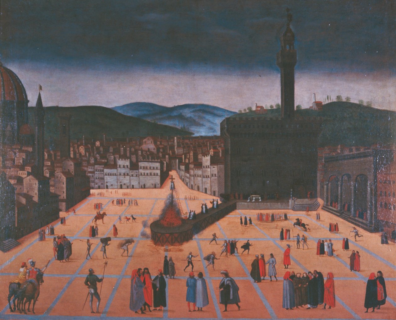 Die Hinrichtung von Girolamo Savonarola von Italian School