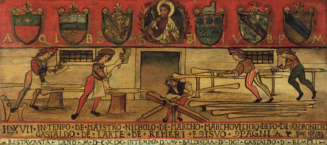 Die Ruderhersteller von Italian School