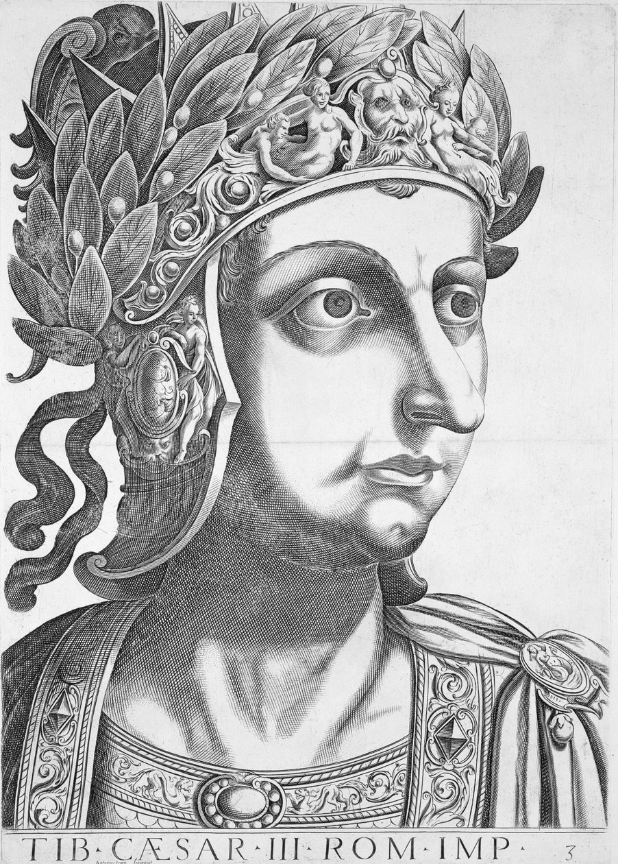 Tiberius Caesar (42 v. Chr.-37 n. Chr.), 1596 von Italian School