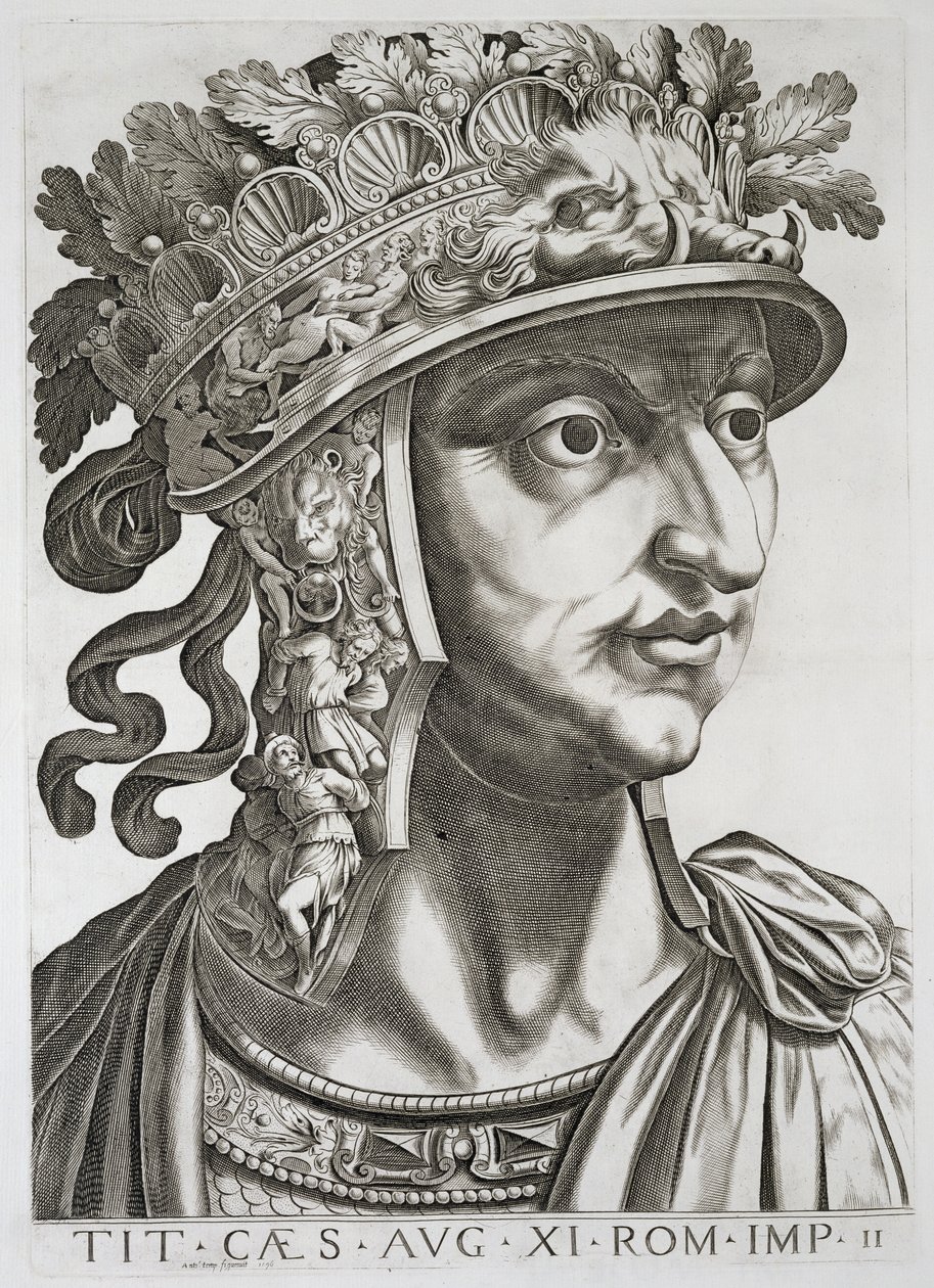Titus Caesar (39-81 n. Chr.), 1596 von Italian School