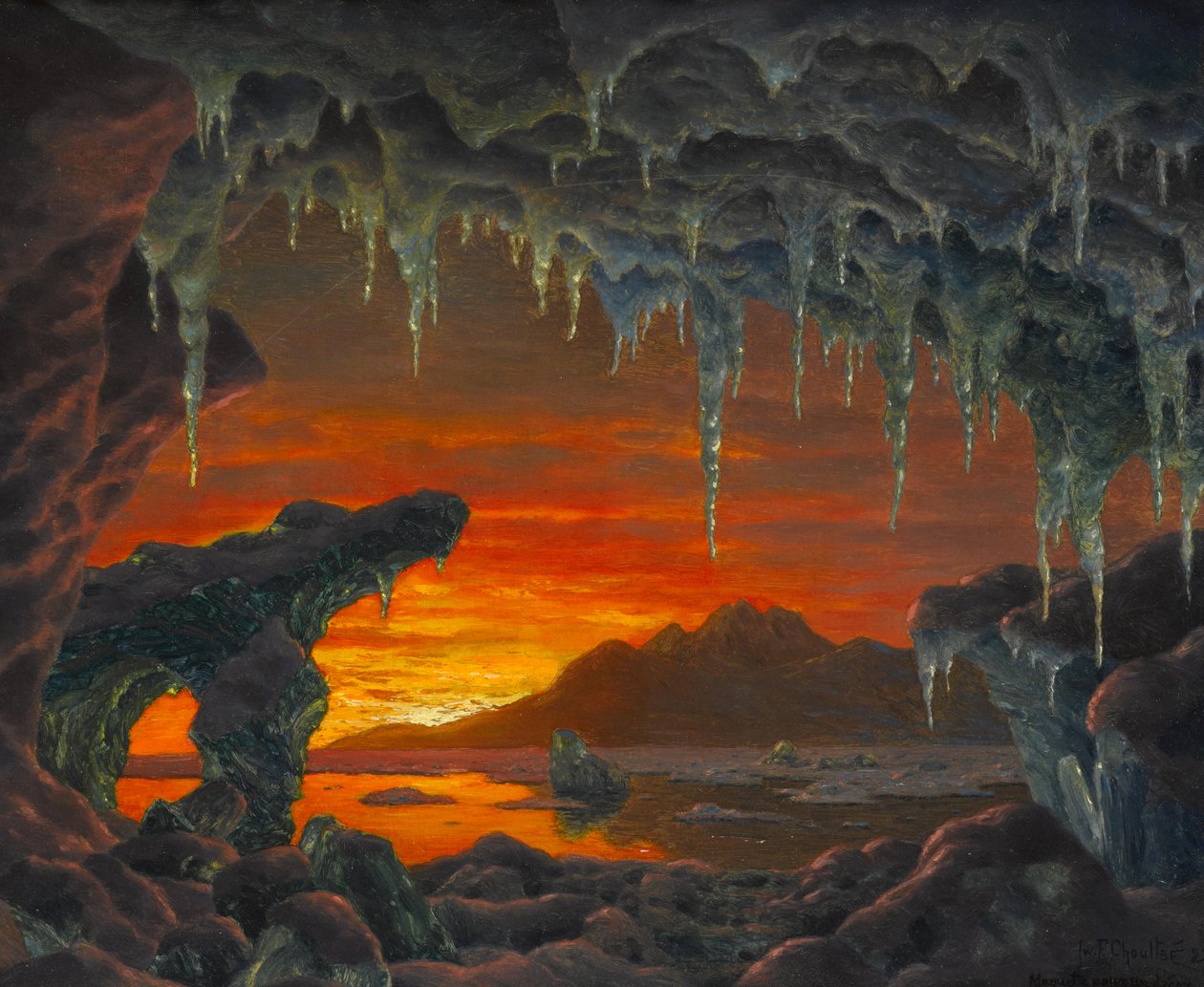 Modell für ein Dekor Arktische Grotte von Ivan Fedorovich Choultse