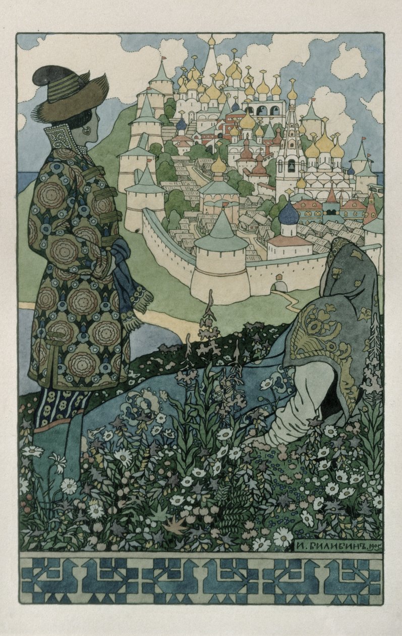 Illustration zu Alexander Puschkins 
