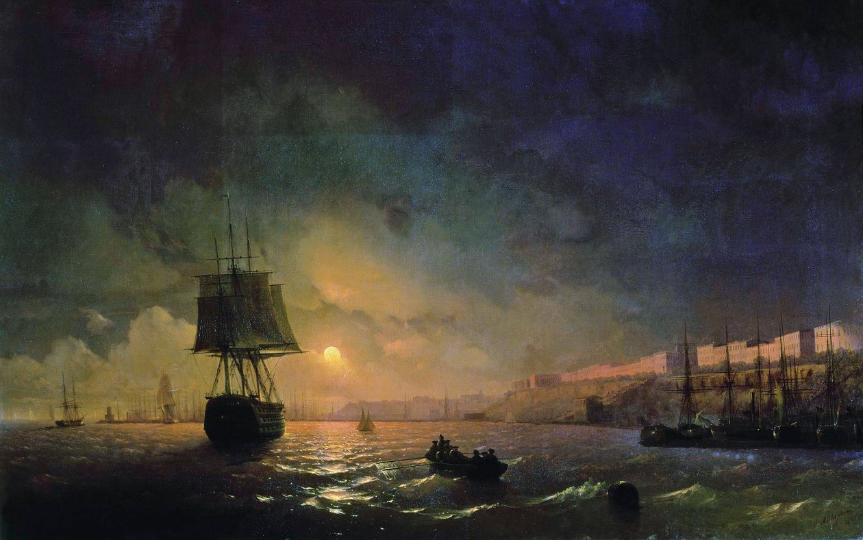 Odessa im Mondlicht von Ivan Aivazovsky