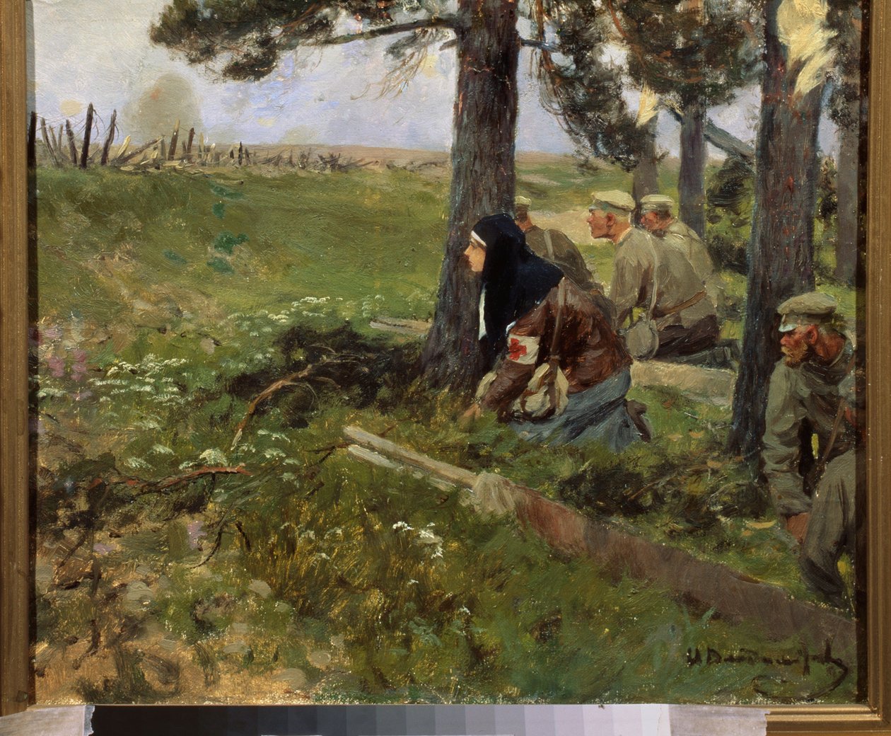 Eine Krankenschwester bei den russischen Truppen von Ivan Alexeyevich Vladimirov