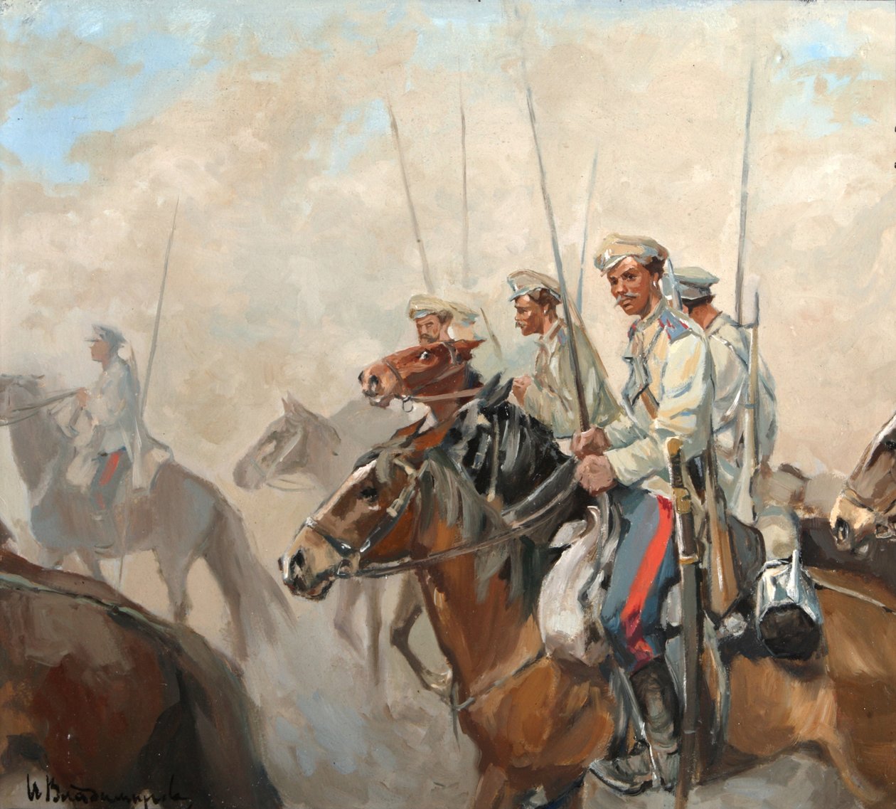 Kosaken, 1910er Jahre von Ivan Alexeyevich Vladimirov