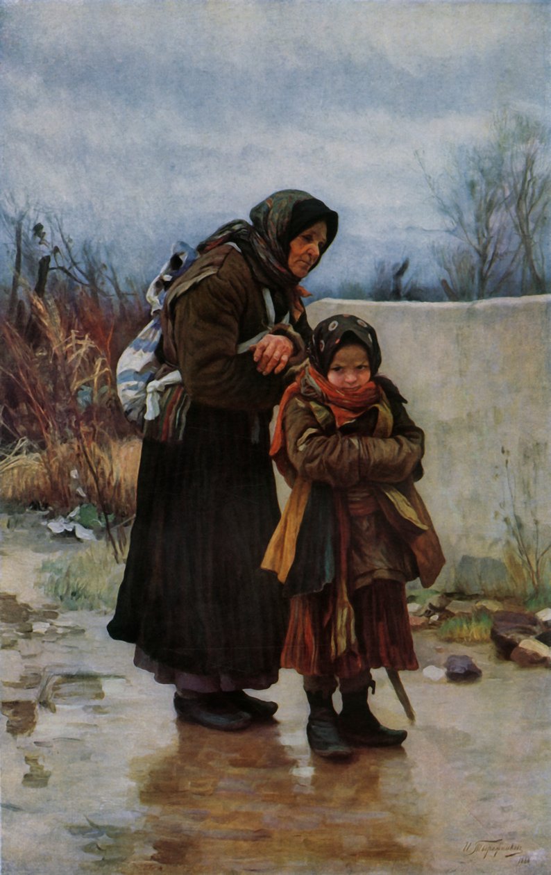Großmutter und Enkelkind, 1880er, 1965 von Ivan Ivanovic Tvoroznikov