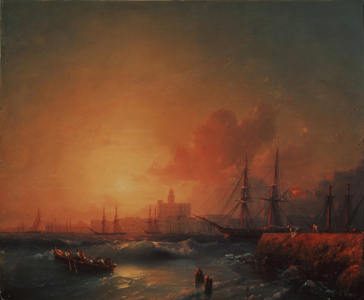 Malaga, 1854 von Ivan Konstantinovich Aivazovsky