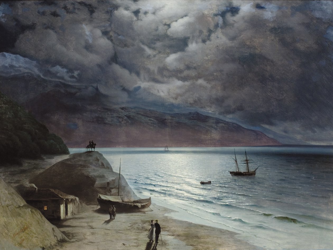 Nacht in Gurzuf, 1891 von Ivan Konstantinovich Aivazovsky