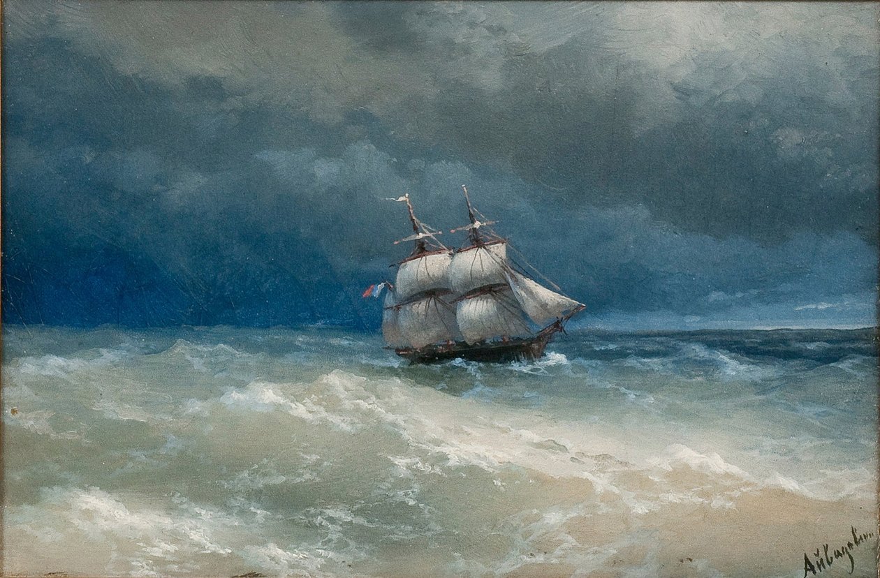 Stürmische See von Ivan Konstantinovich Aivazovsky