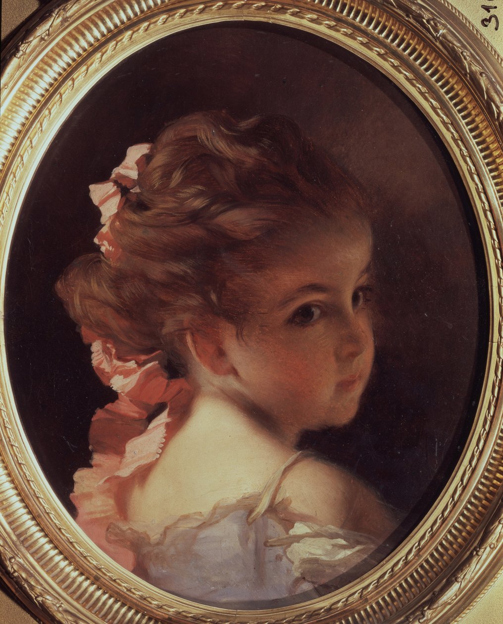 Mädchenkopf, 1850-1860 von Ivan Kosmich Makarov
