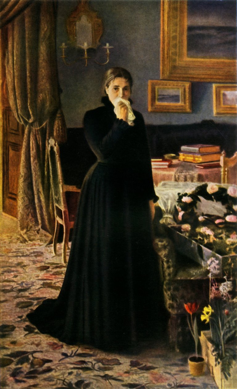 Untröstliche Trauer, 1884 von Ivan Kramskoy
