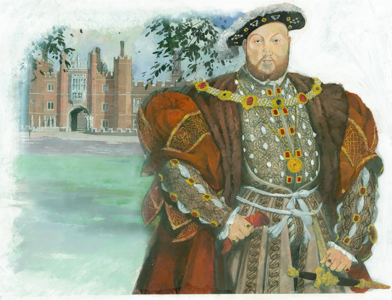 Heinrich VIII., König von England, 1990er Jahre von Ivan Lapper