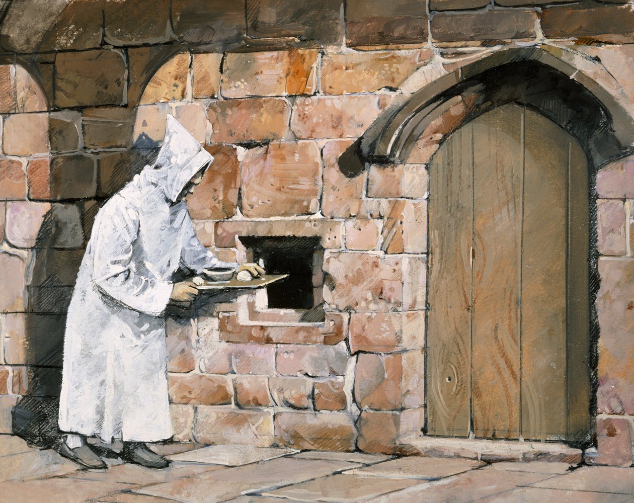 Mönch, Mount Grace Priory von Ivan Lapper