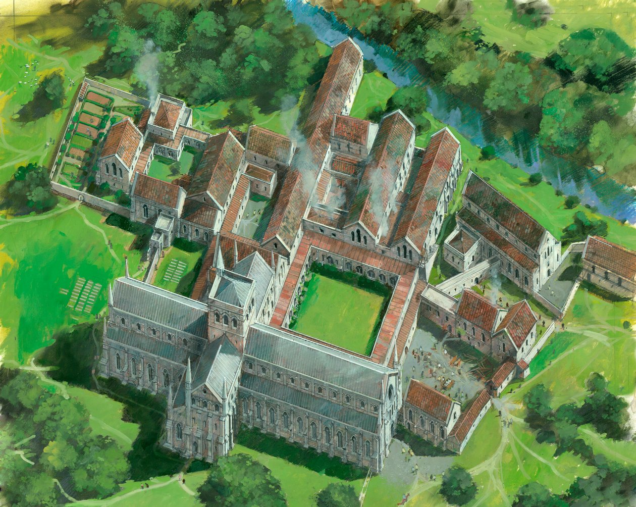 Waverley Abbey, Farnham, Surrey von Ivan Lapper