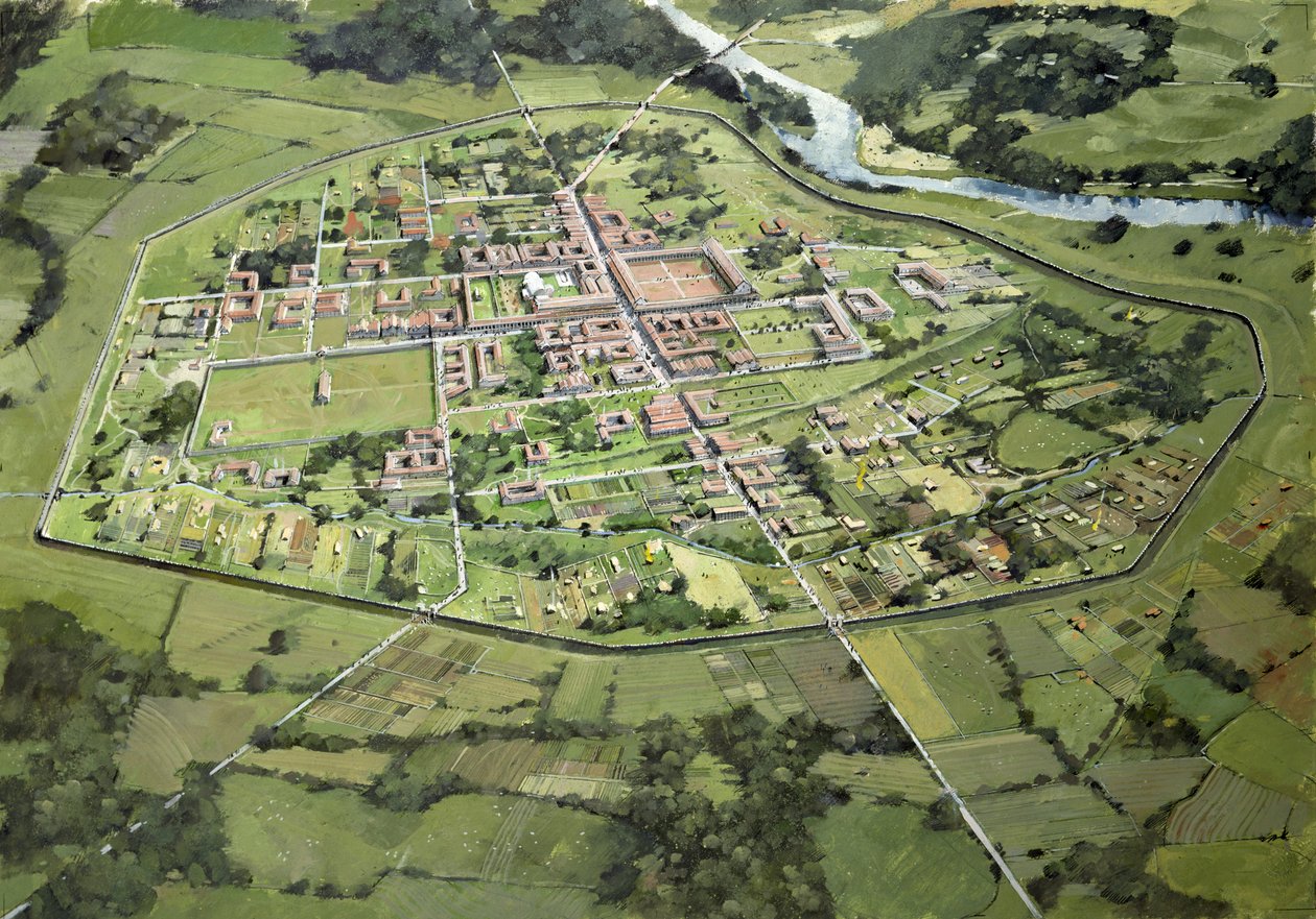 Wroxeter Römische Stadt von Ivan Lapper