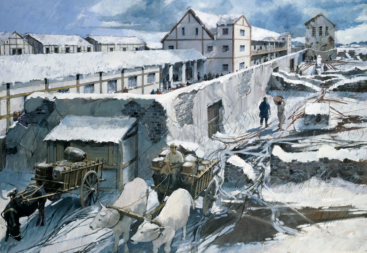 Römische Stadt Wroxeter, ca. 2. Jahrhundert, ca. 1990-2010 von Ivan Lapper