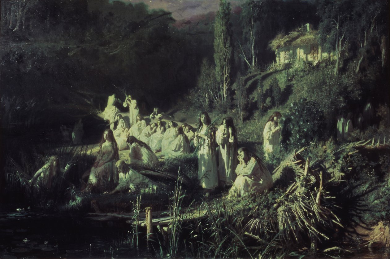 Meerjungfrauen, 1871 von Ivan Nikolaevich Kramskoy