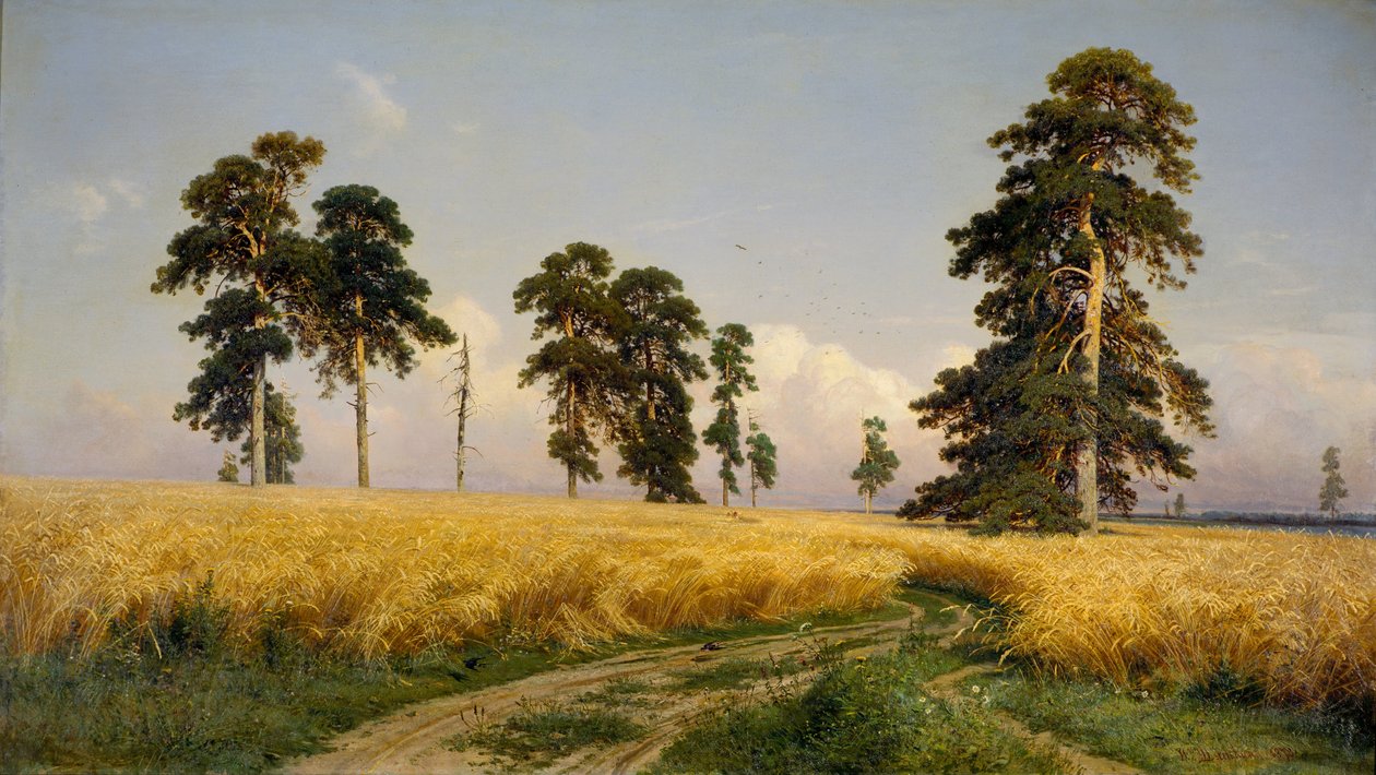 Roggen von Ivan Ivanovich Shishkin