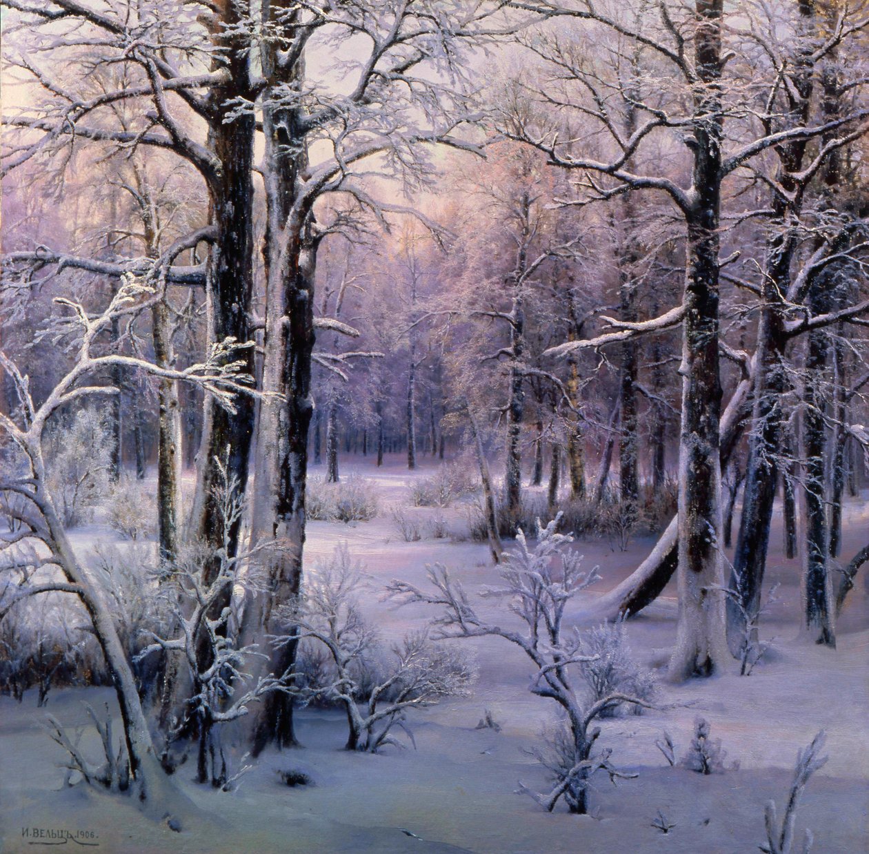 Raureif, 1906 von Ivan Velz
