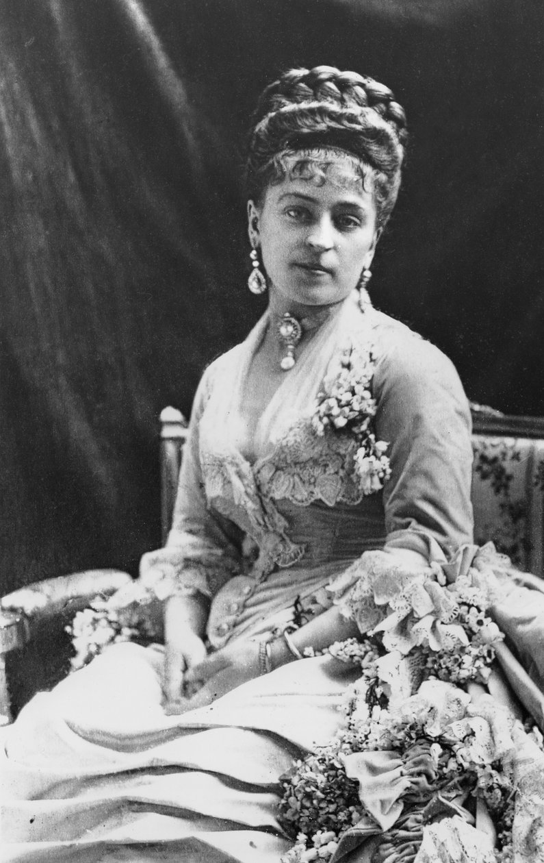 Porträt von Blanche Adeline Pierson von J. E. Tourtin