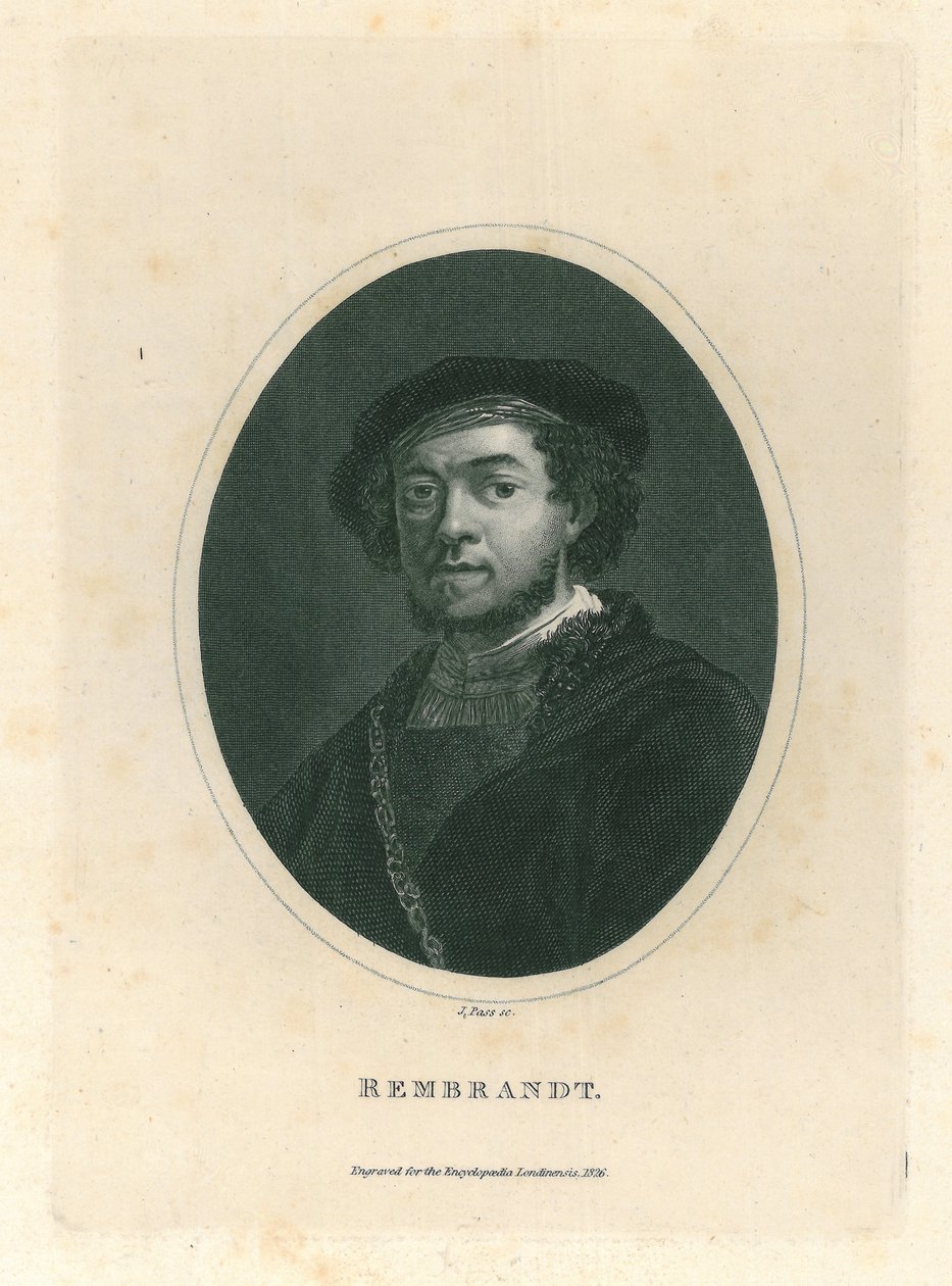Rembrandt, 1826 von J. Pass