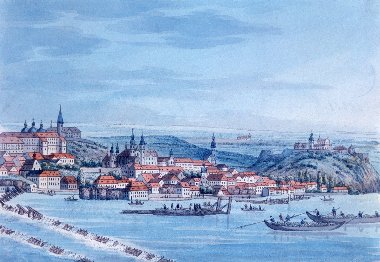Blick auf die Neustadt, Prag, nach 1820 von J. Rattay