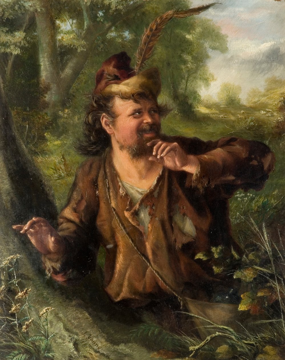 Der Vagabund, 1875 von J. Young