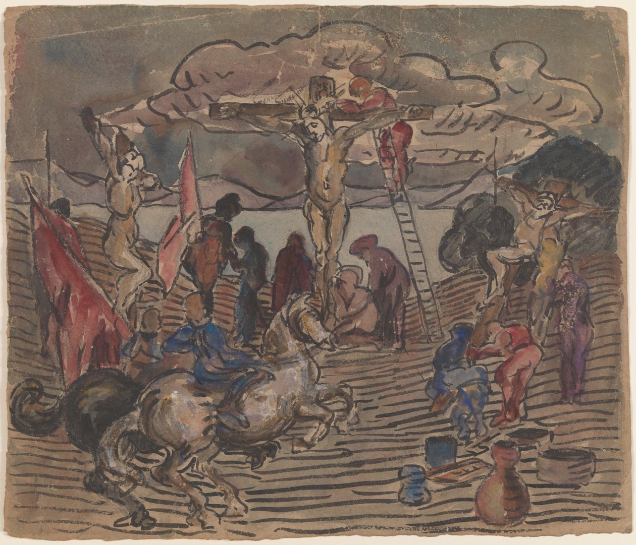 Die Kreuzigung I von J.A. Jerichau