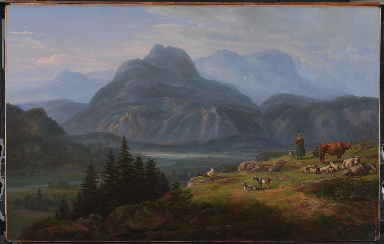 Das Etschtal bei Roveredo von Johan Christian Dahl