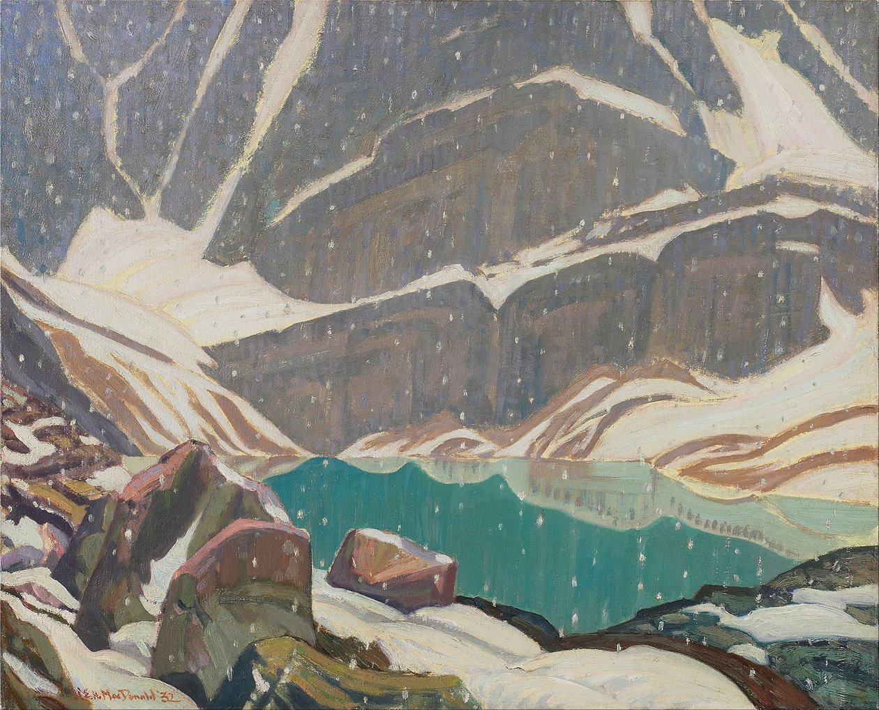 Berg-Einsamkeit (Lake Oesa) von J.E.H. MacDonald