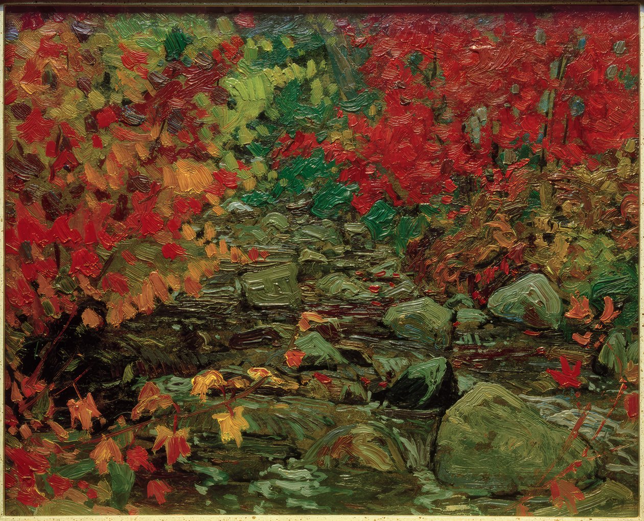 Herbstblätter, Batchewana Wood von J.E.H. MacDonald