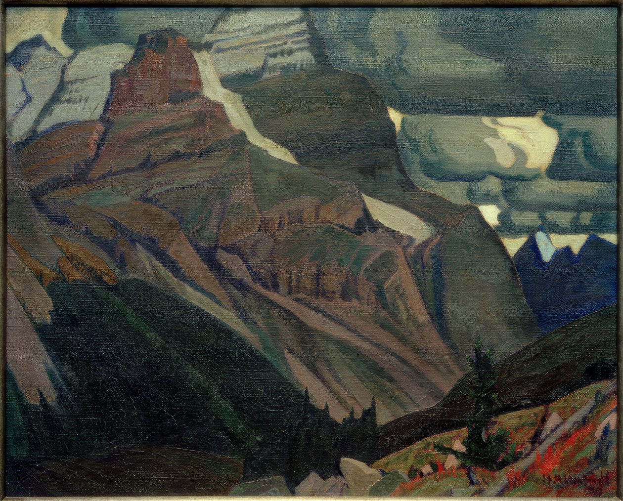 Dunkler Herbst, Rocky Mountains von J.E.H. MacDonald