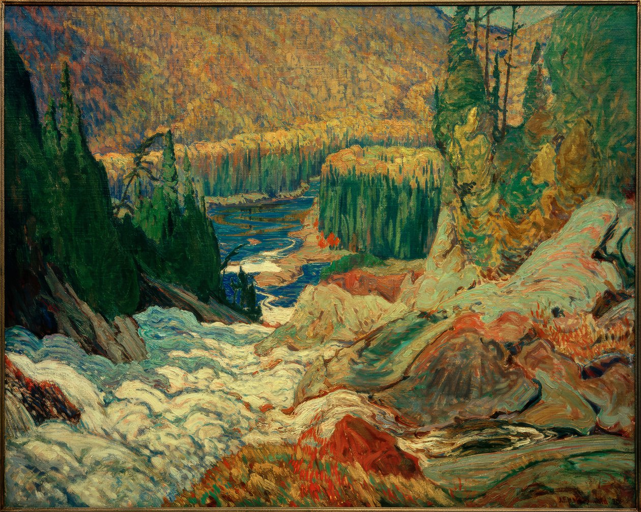 Falls, Montreal River von J.E.H. MacDonald