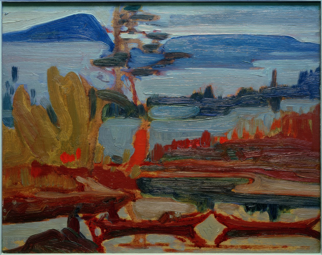 Nebelphantasie, Sand River von J.E.H. MacDonald