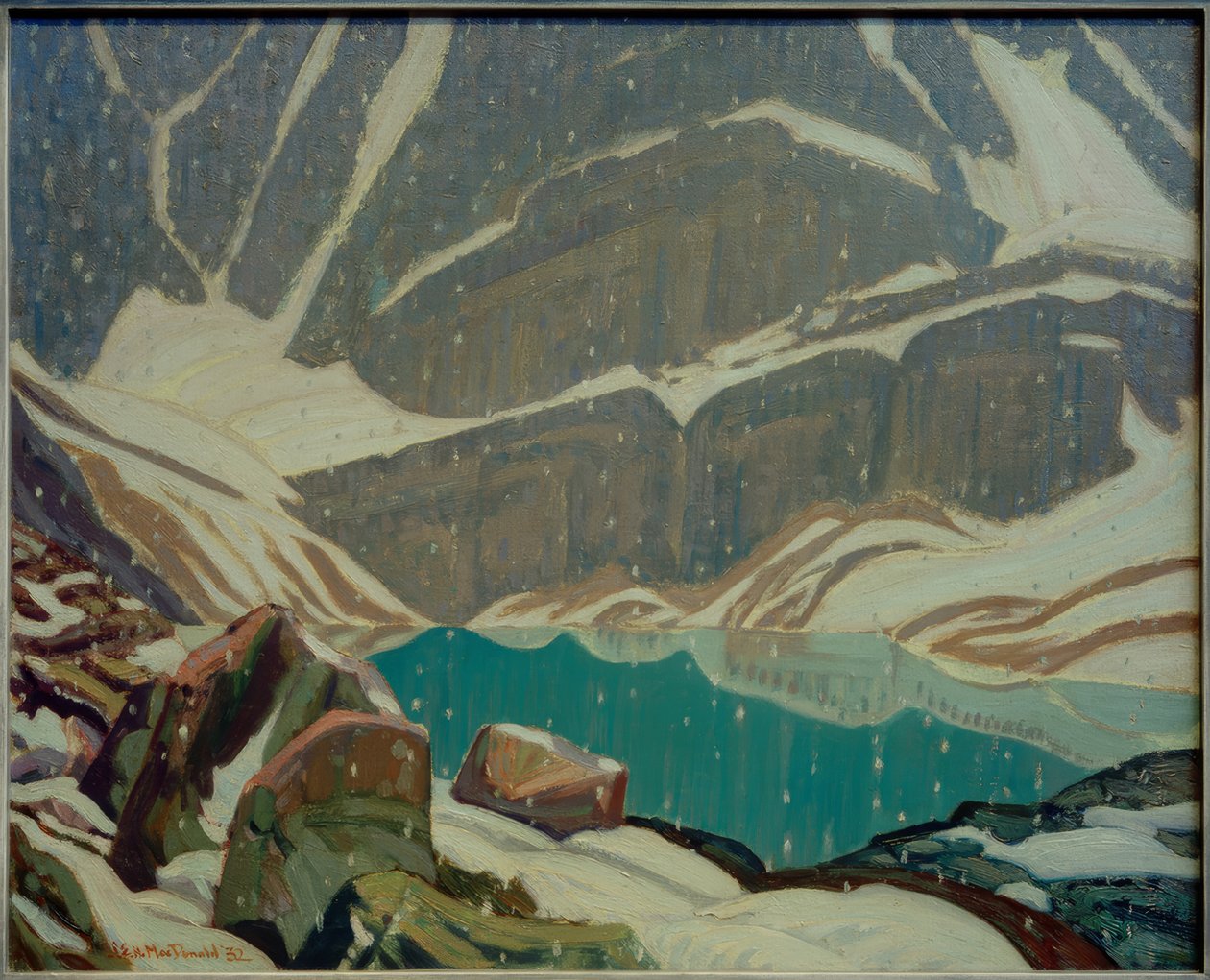 Berg-Einsamkeit (Lake Oesa) von J.E.H. MacDonald