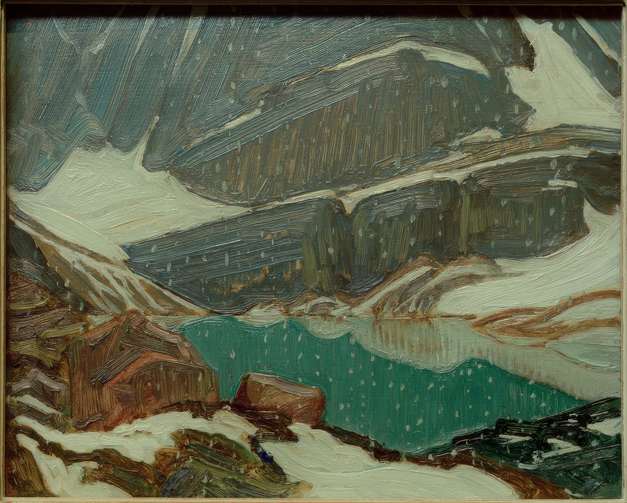 Schnee am Lake Oesa von J.E.H. MacDonald