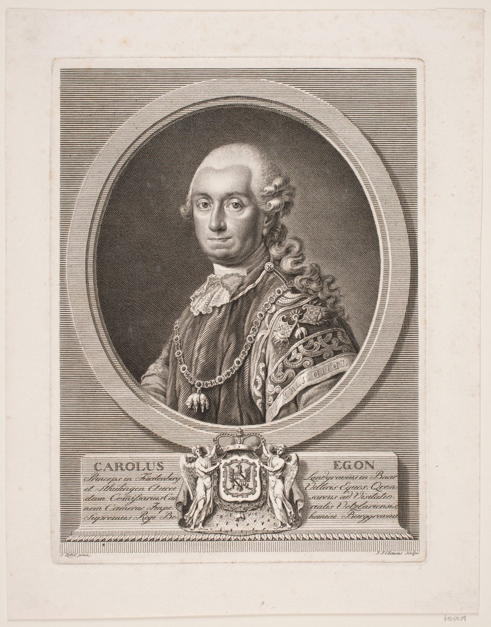 Carl Egon, Fürst von Fürstenberg von J.F. Clemens