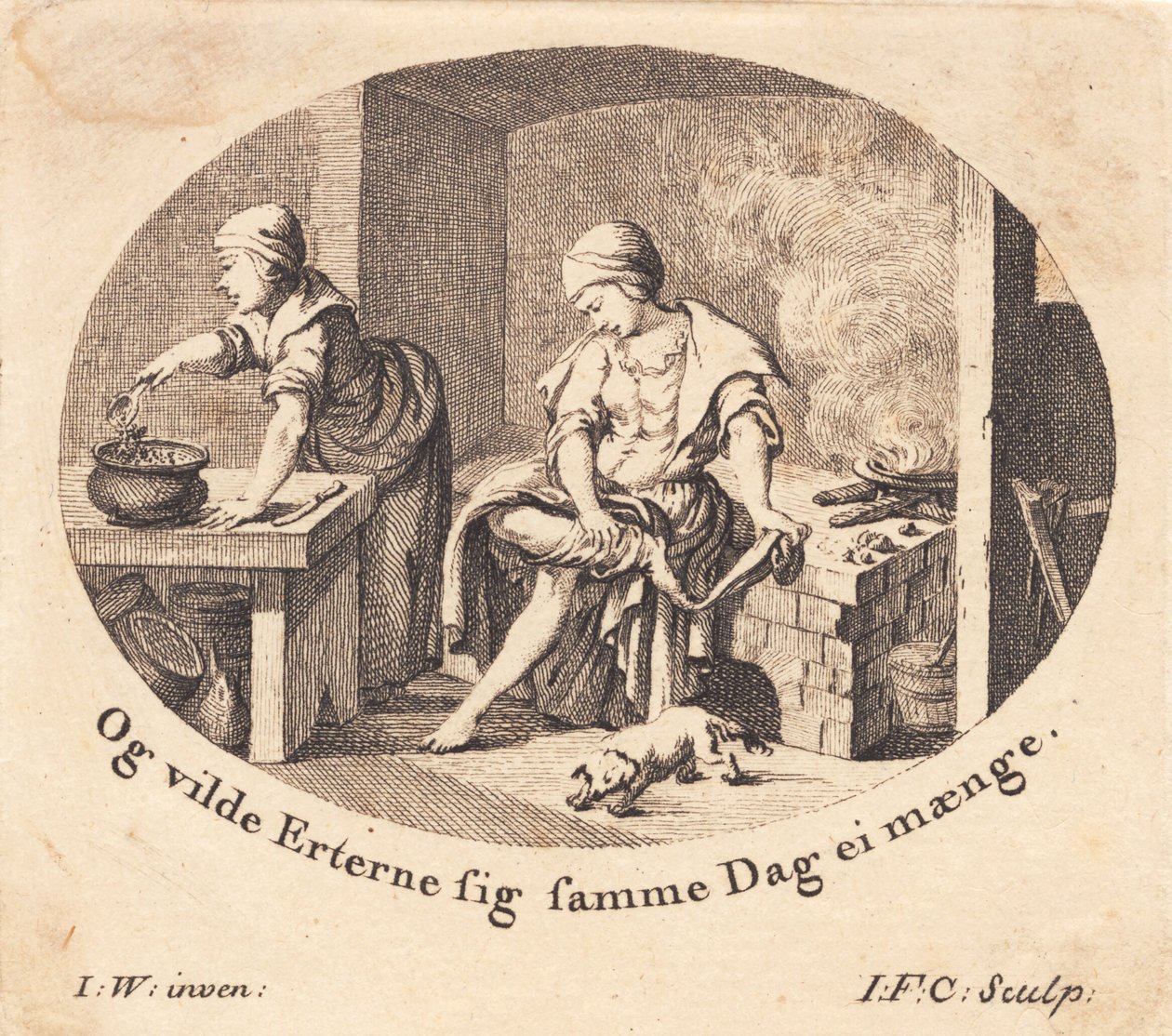 Dorothea in der Küche von J.F. Clemens