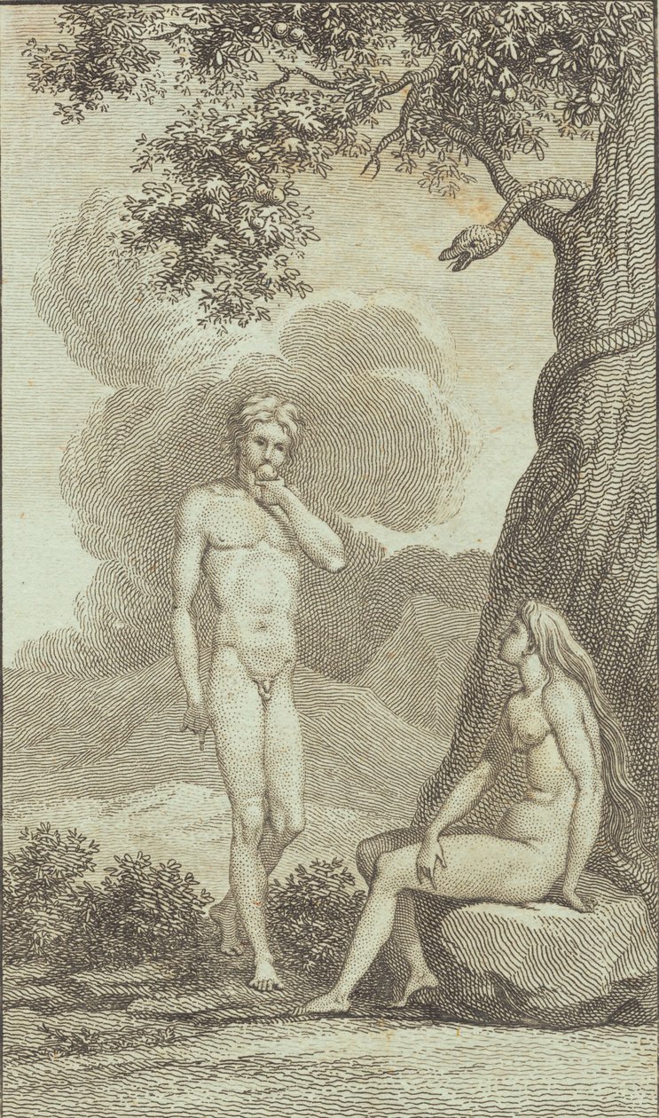 Illustration zu Ewalds "Adam und Eva". IV von J.F. Clemens
