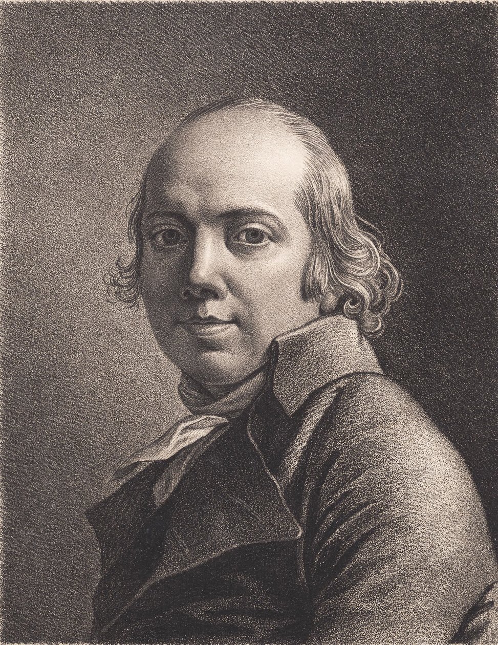 Jens Juels gezeichnetes Selbstporträt von J.F. Clemens