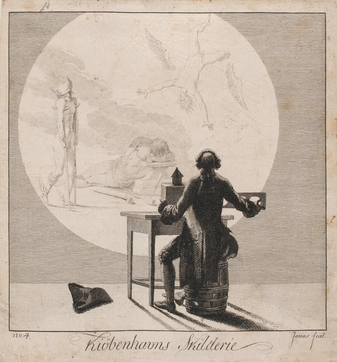 "Kiøbenhavns Skilderie". Nr. 4 von J.F. Clemens
